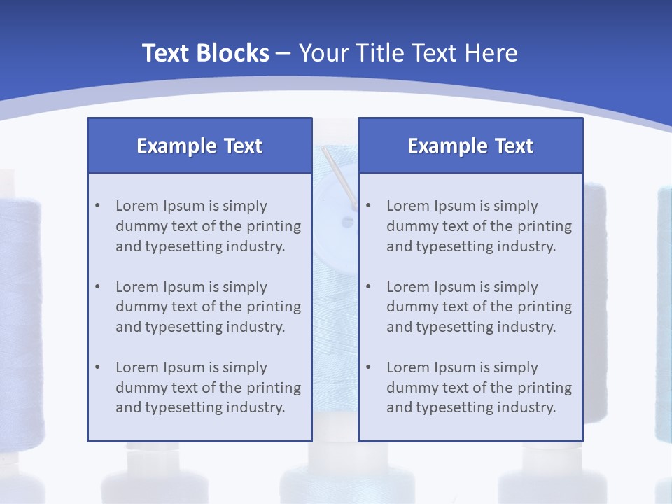 Yarn Material Repair PowerPoint Template