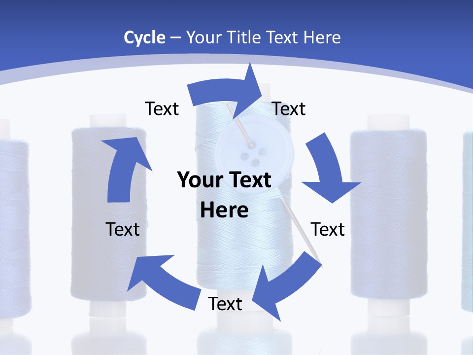 Yarn Material Repair PowerPoint Template