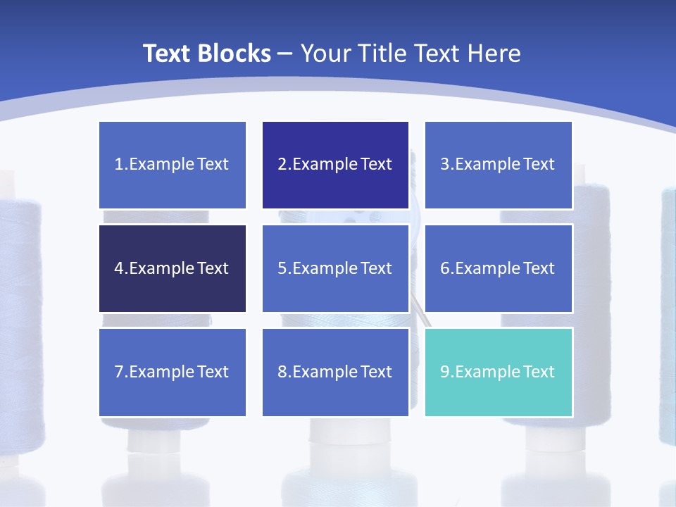 Yarn Material Repair PowerPoint Template