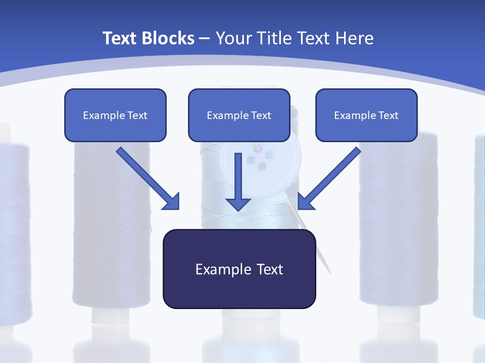 Yarn Material Repair PowerPoint Template