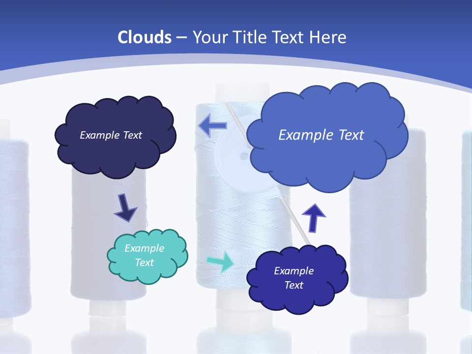 Yarn Material Repair PowerPoint Template