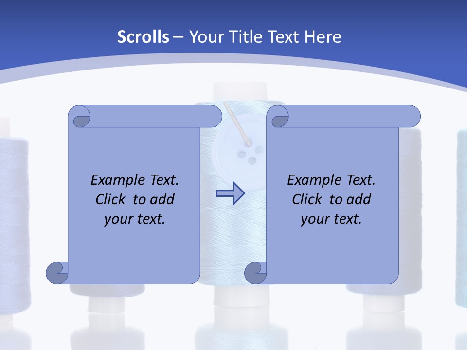 Yarn Material Repair PowerPoint Template