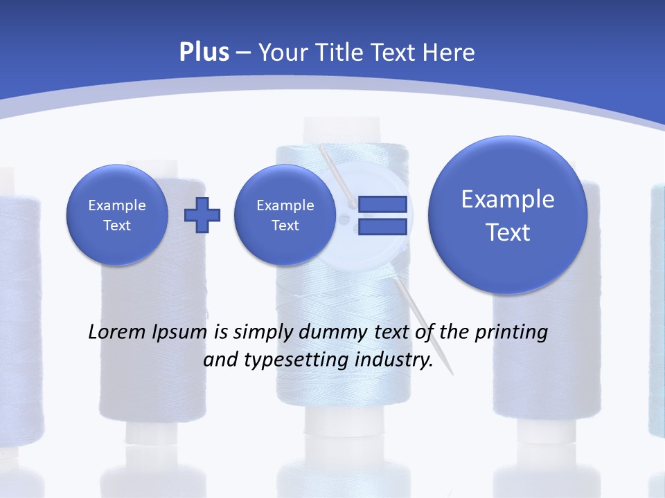 Yarn Material Repair PowerPoint Template