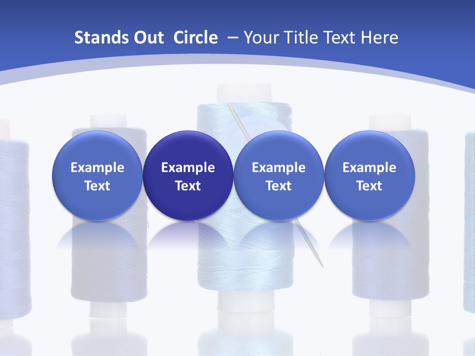 Yarn Material Repair PowerPoint Template