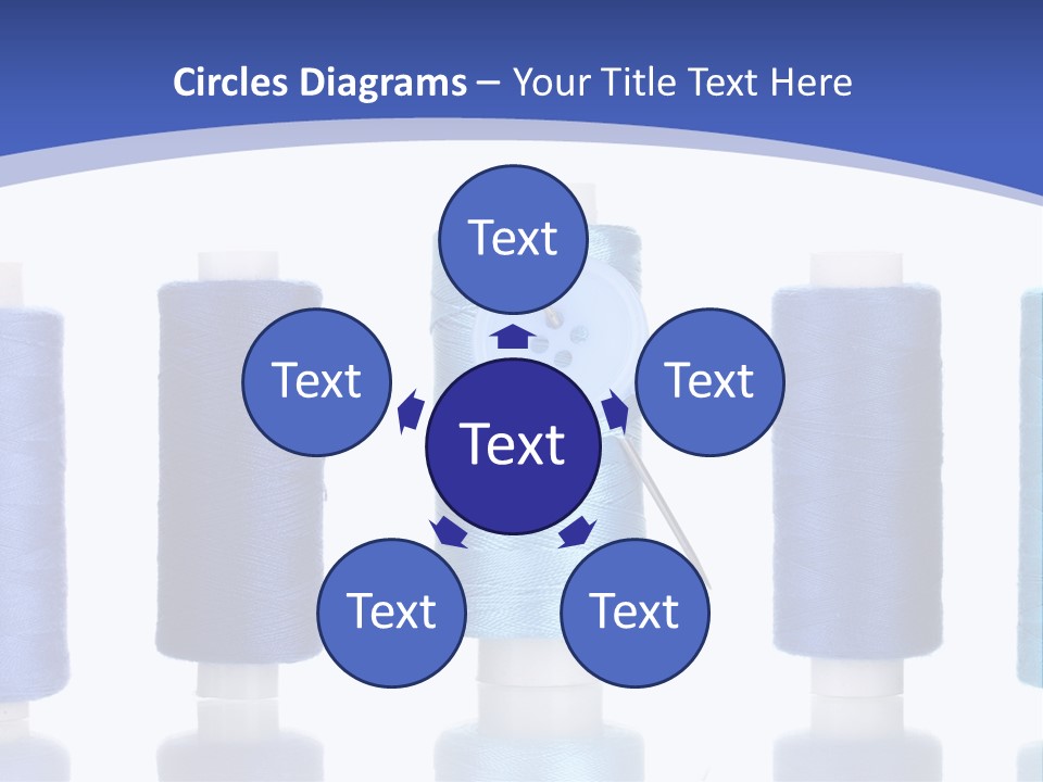 Yarn Material Repair PowerPoint Template