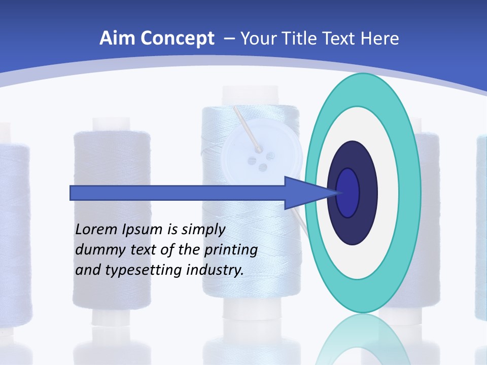 Yarn Material Repair PowerPoint Template