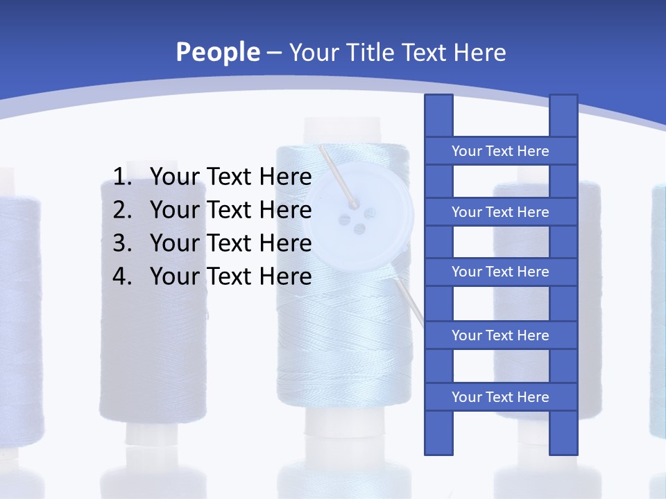 Yarn Material Repair PowerPoint Template