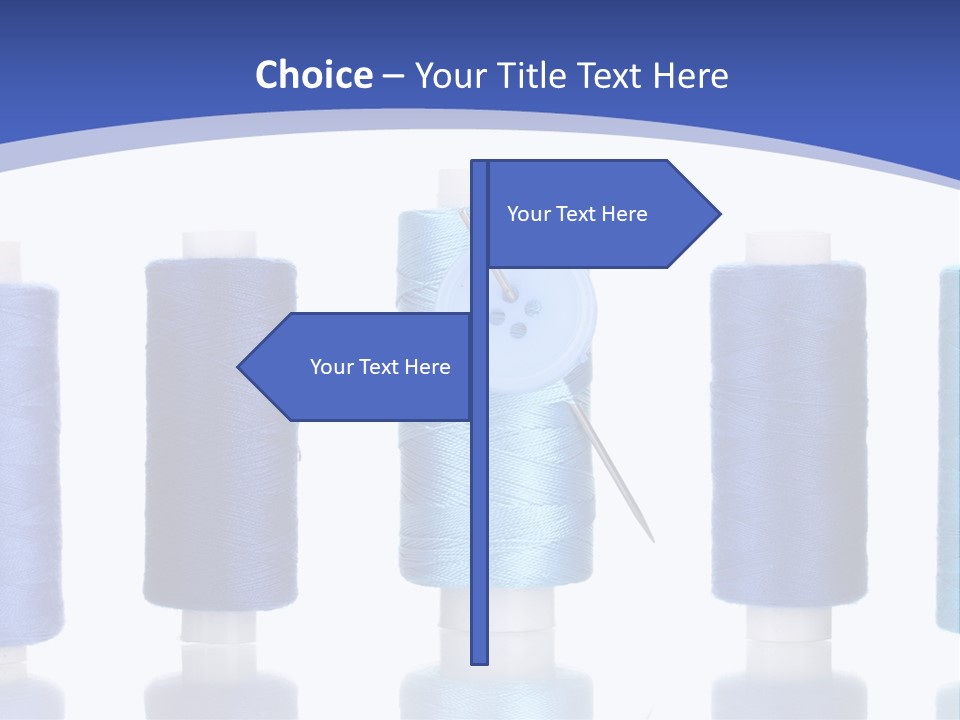 Yarn Material Repair PowerPoint Template