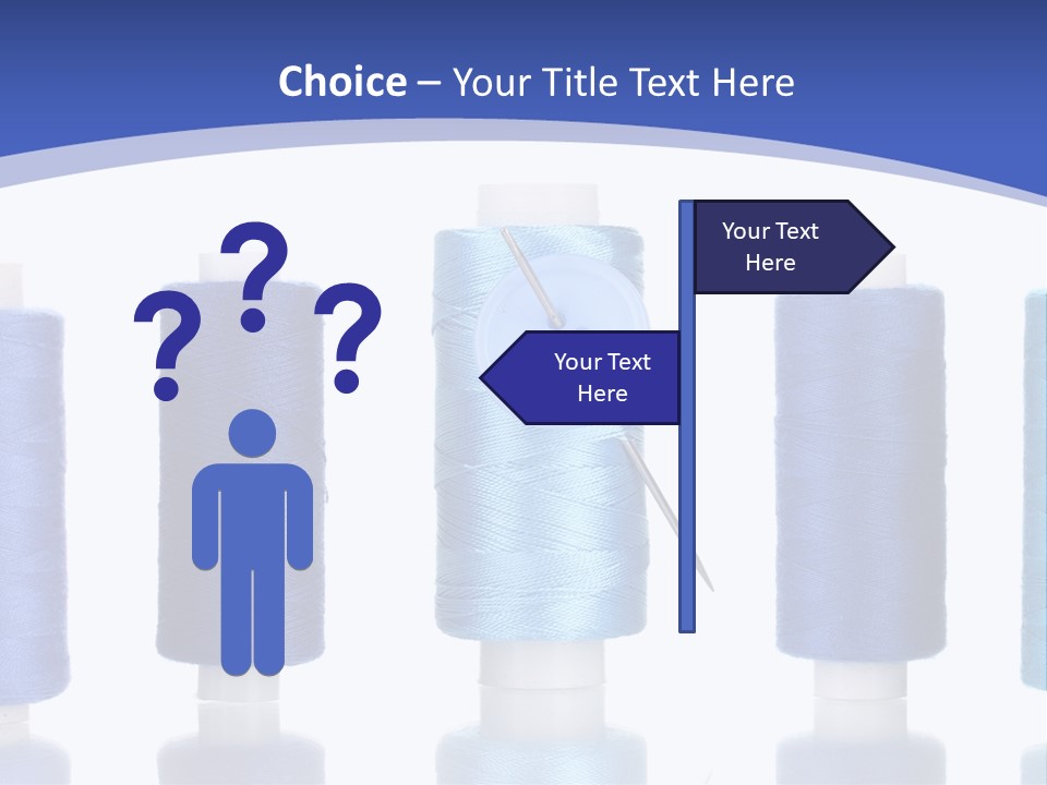 Yarn Material Repair PowerPoint Template