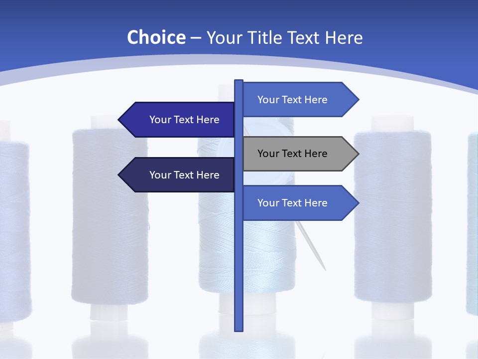 Yarn Material Repair PowerPoint Template