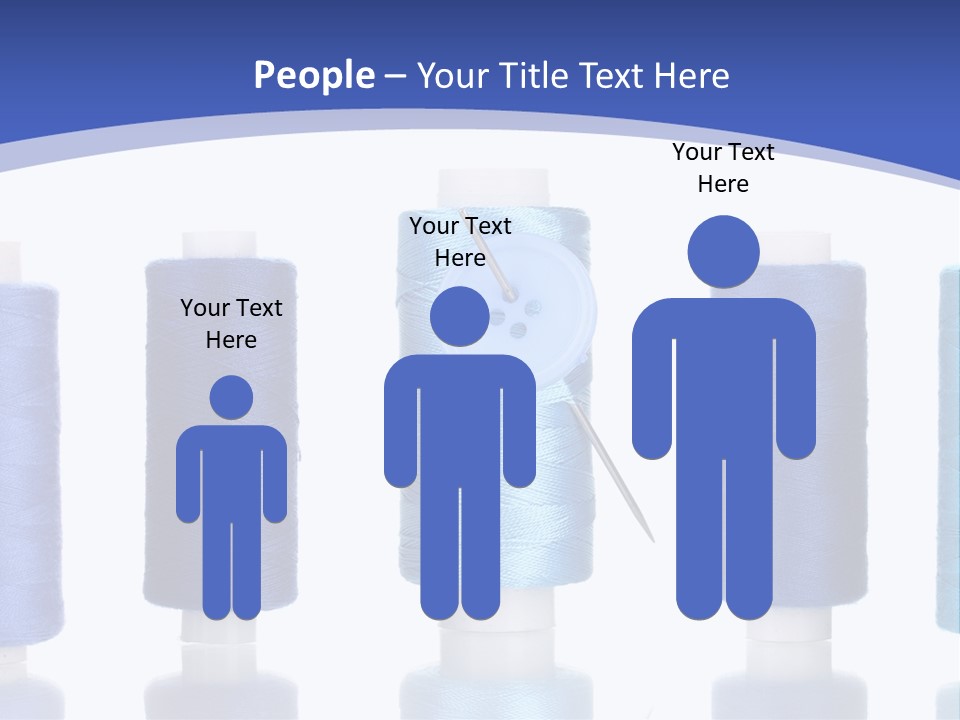 Yarn Material Repair PowerPoint Template