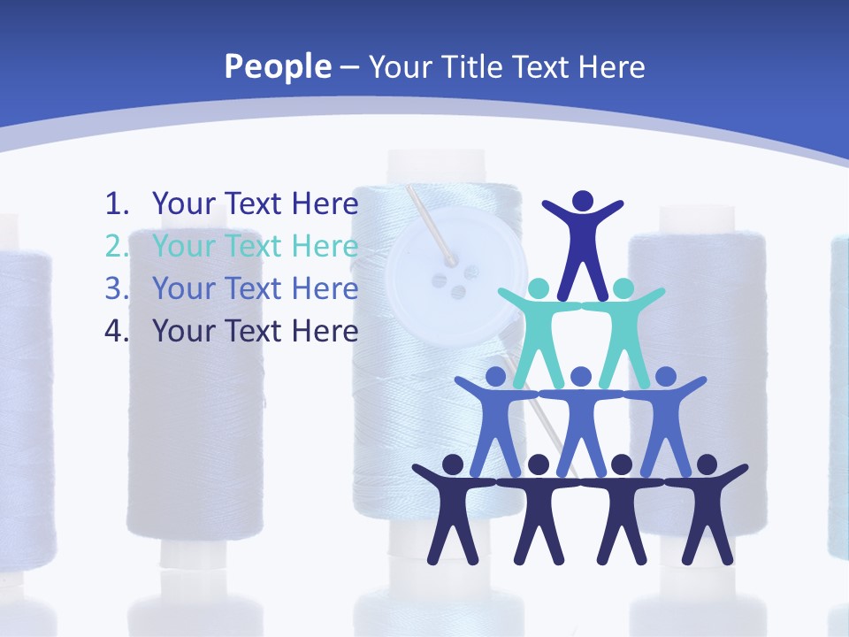 Yarn Material Repair PowerPoint Template