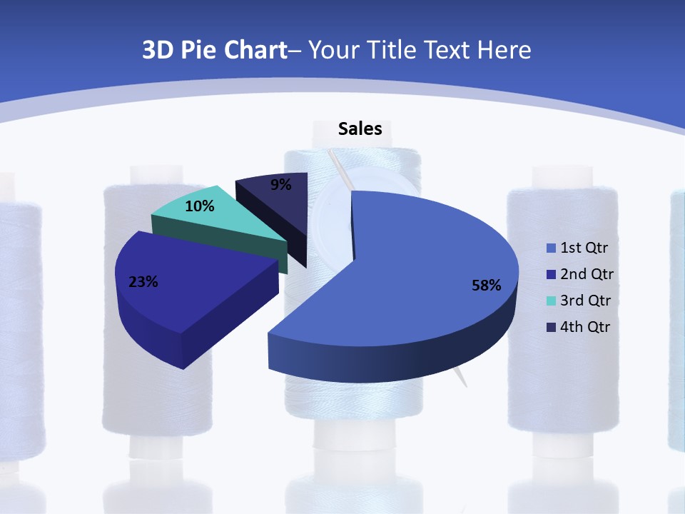 Yarn Material Repair PowerPoint Template