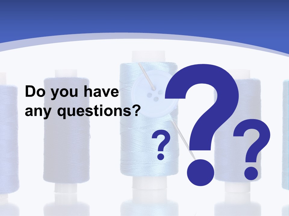 Yarn Material Repair PowerPoint Template