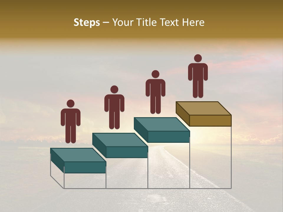 Farmland Deserted Sunset PowerPoint Template