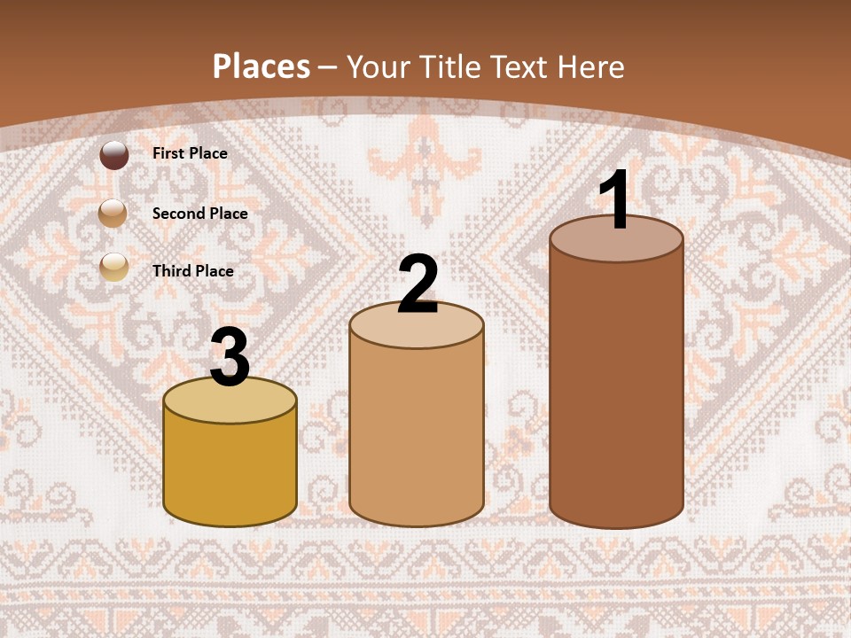 Ornamental Culture Textile PowerPoint Template