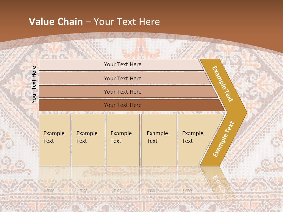 Ornamental Culture Textile PowerPoint Template