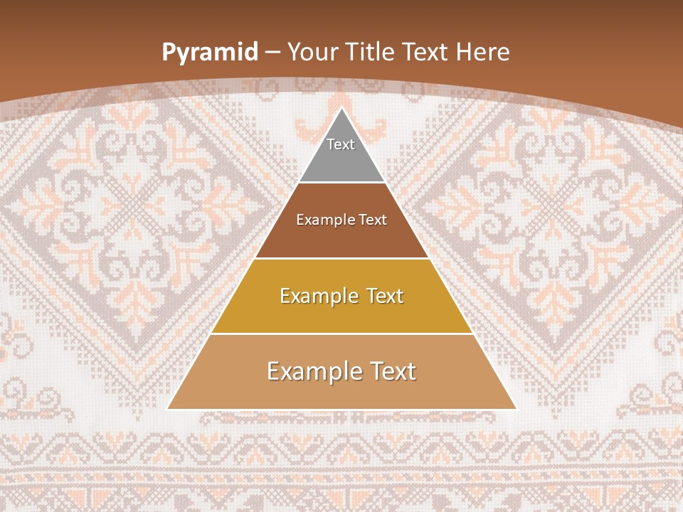 Ornamental Culture Textile PowerPoint Template