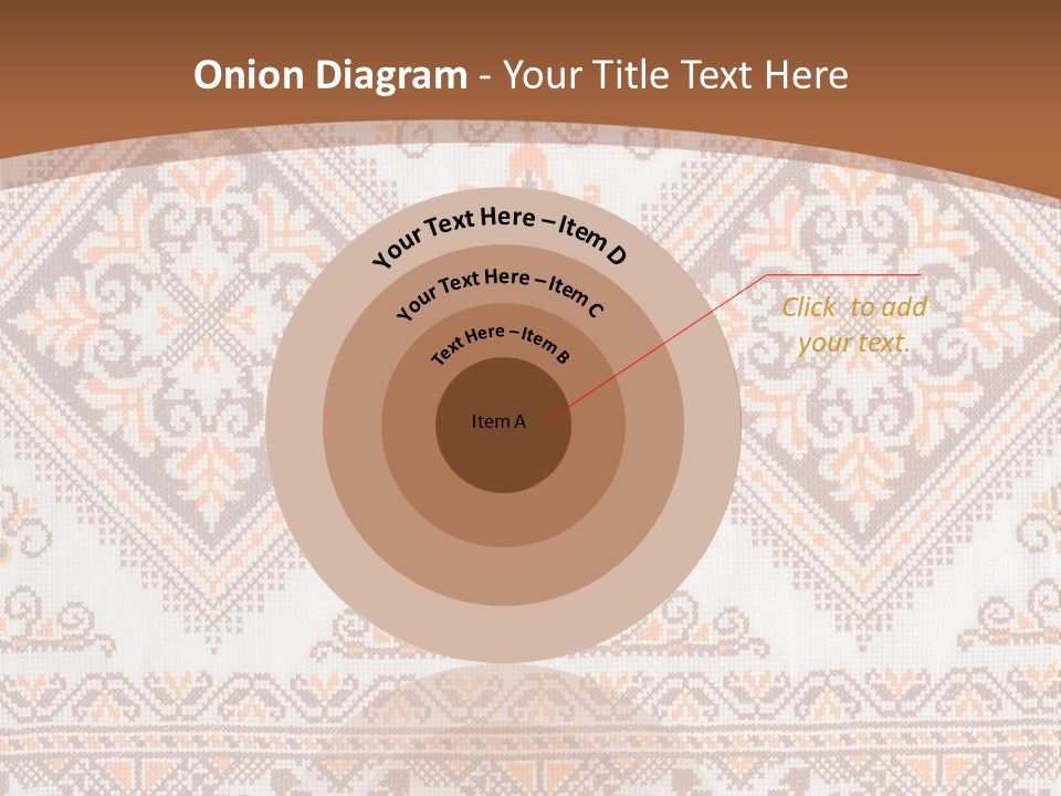 Ornamental Culture Textile PowerPoint Template