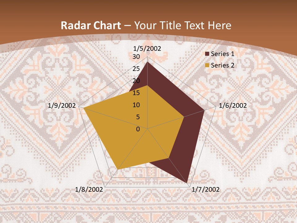 Ornamental Culture Textile PowerPoint Template
