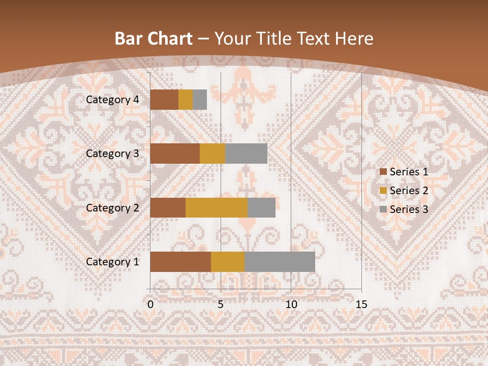 Ornamental Culture Textile PowerPoint Template