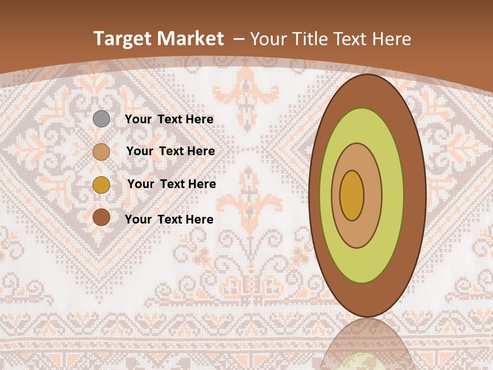 Ornamental Culture Textile PowerPoint Template