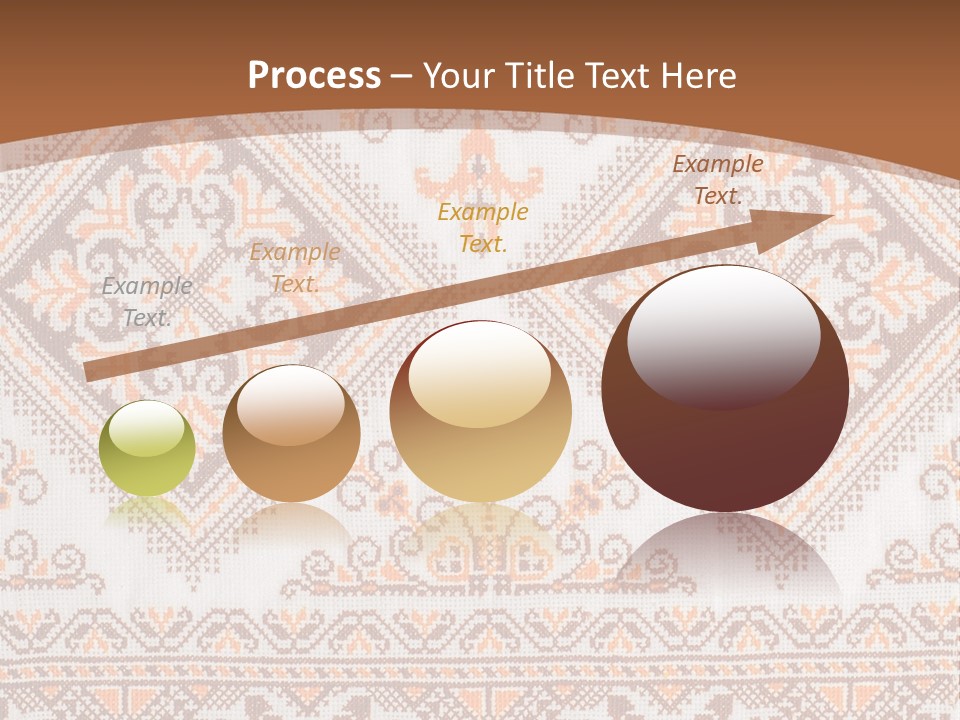 Ornamental Culture Textile PowerPoint Template