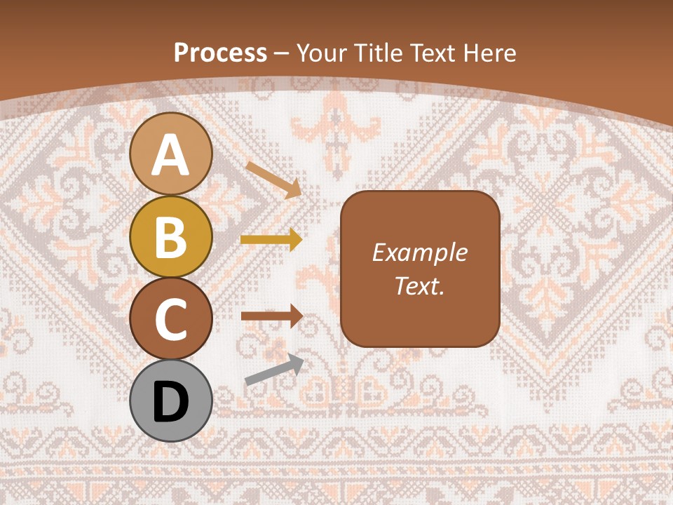 Ornamental Culture Textile PowerPoint Template