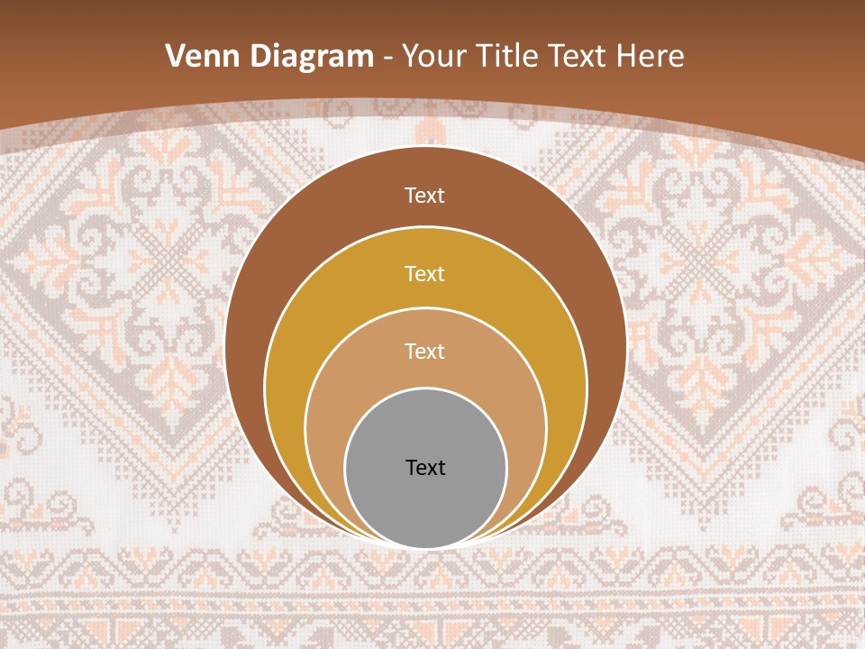 Ornamental Culture Textile PowerPoint Template