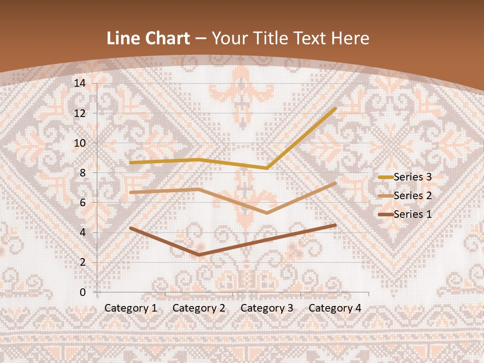 Ornamental Culture Textile PowerPoint Template