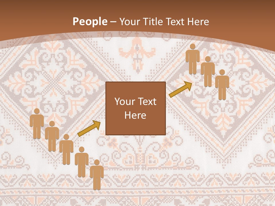 Ornamental Culture Textile PowerPoint Template
