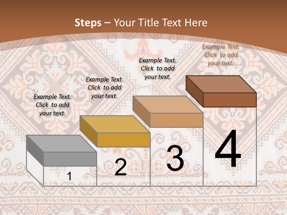 Ornamental Culture Textile PowerPoint Template