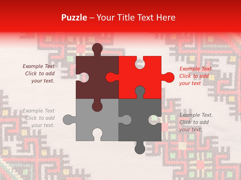 Traditional Lappet Creativity PowerPoint Template