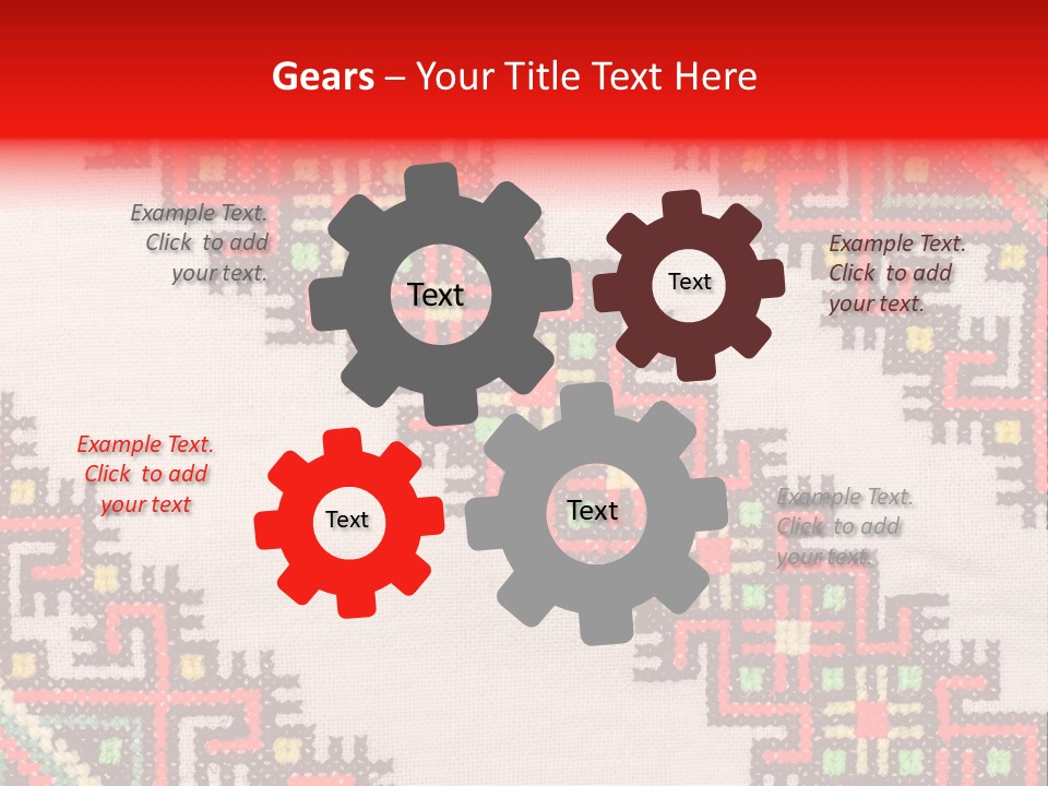 Traditional Lappet Creativity PowerPoint Template