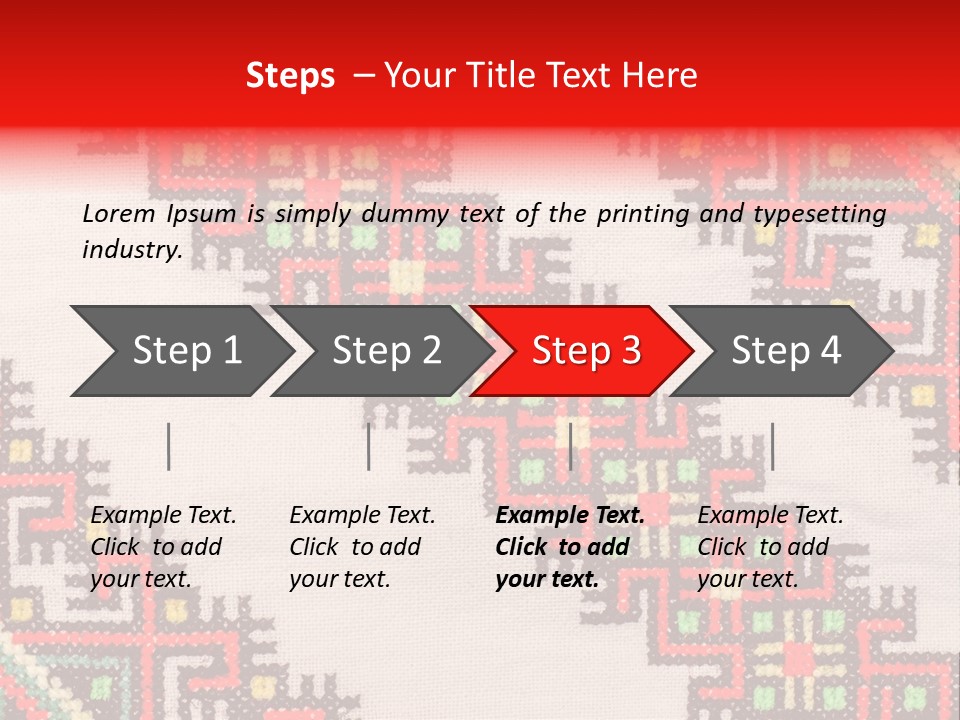 Traditional Lappet Creativity PowerPoint Template