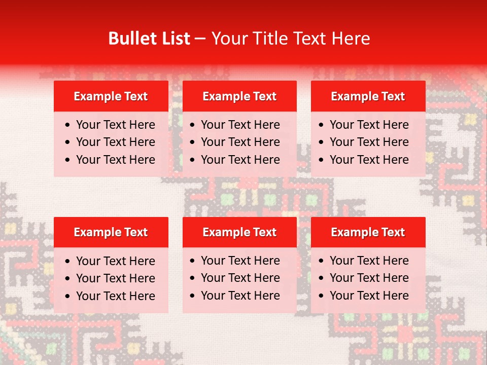 Traditional Lappet Creativity PowerPoint Template