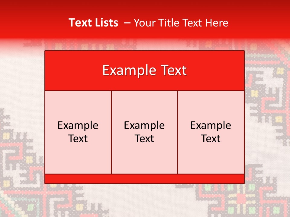 Traditional Lappet Creativity PowerPoint Template