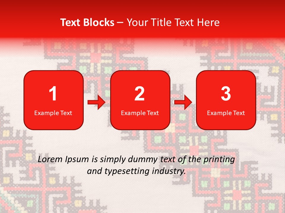 Traditional Lappet Creativity PowerPoint Template