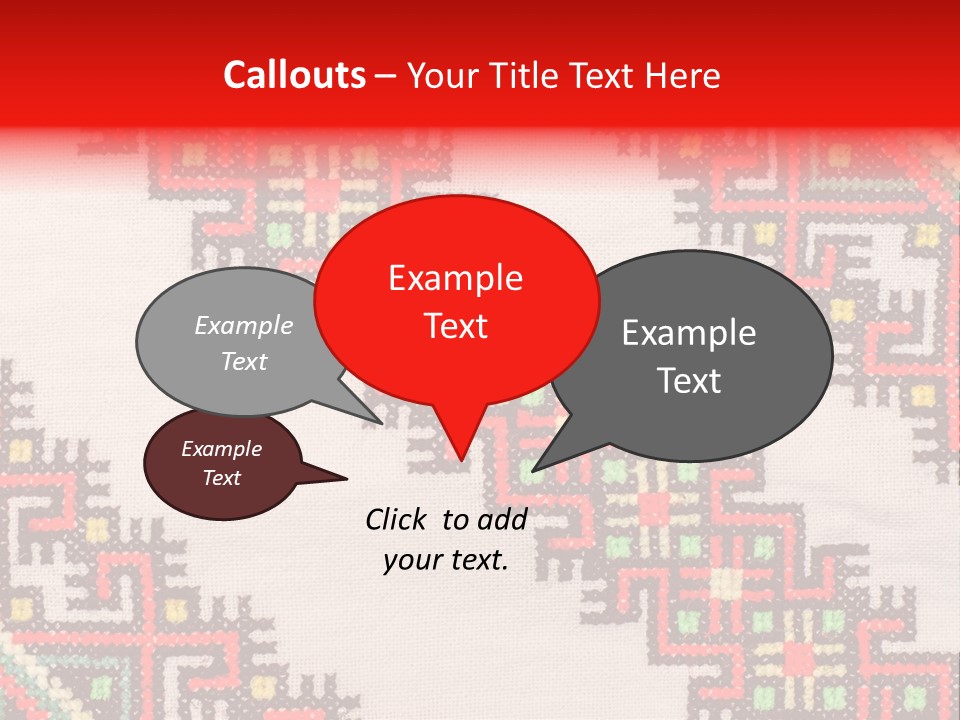 Traditional Lappet Creativity PowerPoint Template