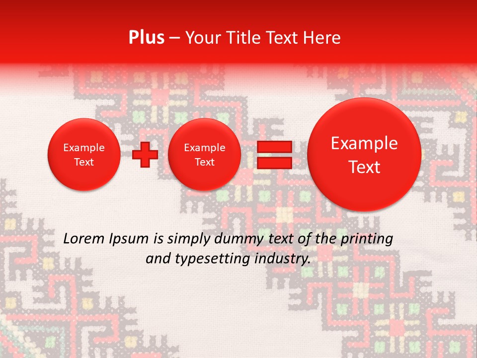 Traditional Lappet Creativity PowerPoint Template