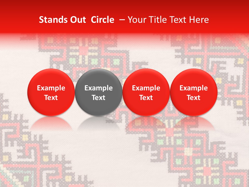 Traditional Lappet Creativity PowerPoint Template