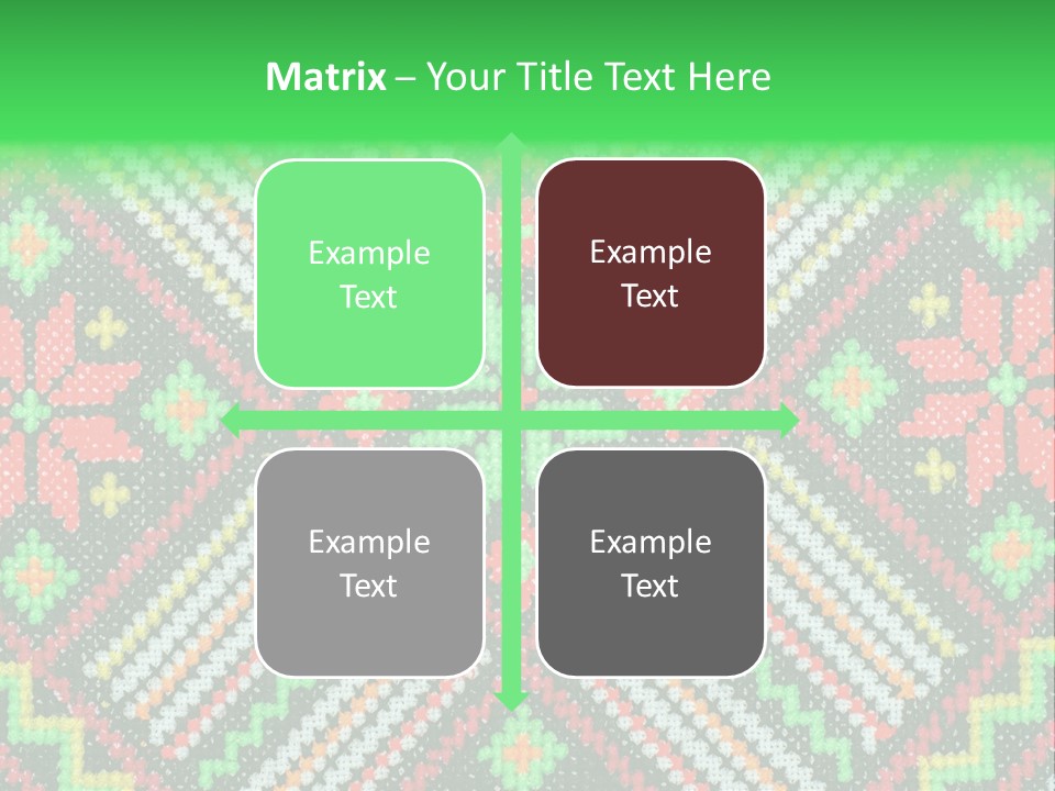 Creativity Shape Handicraft PowerPoint Template