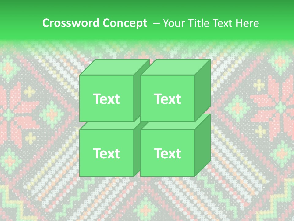 Creativity Shape Handicraft PowerPoint Template