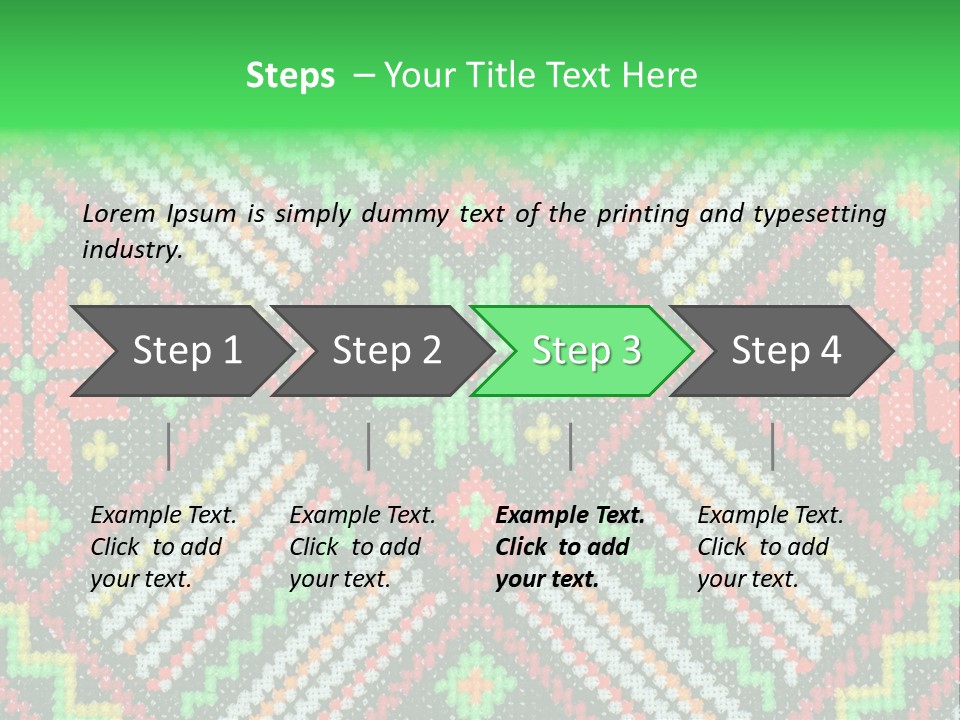 Creativity Shape Handicraft PowerPoint Template