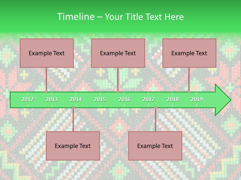 Creativity Shape Handicraft PowerPoint Template
