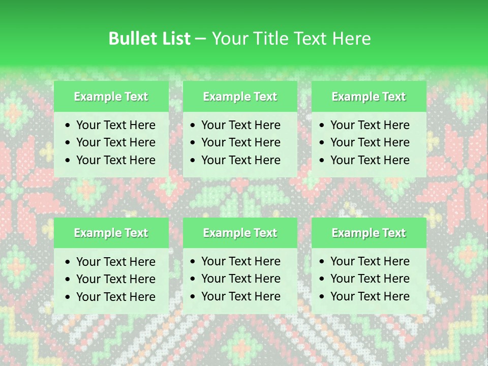 Creativity Shape Handicraft PowerPoint Template