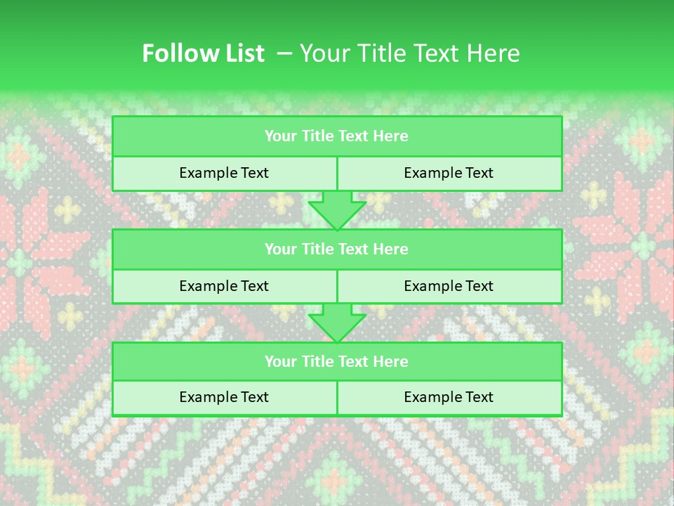 Creativity Shape Handicraft PowerPoint Template