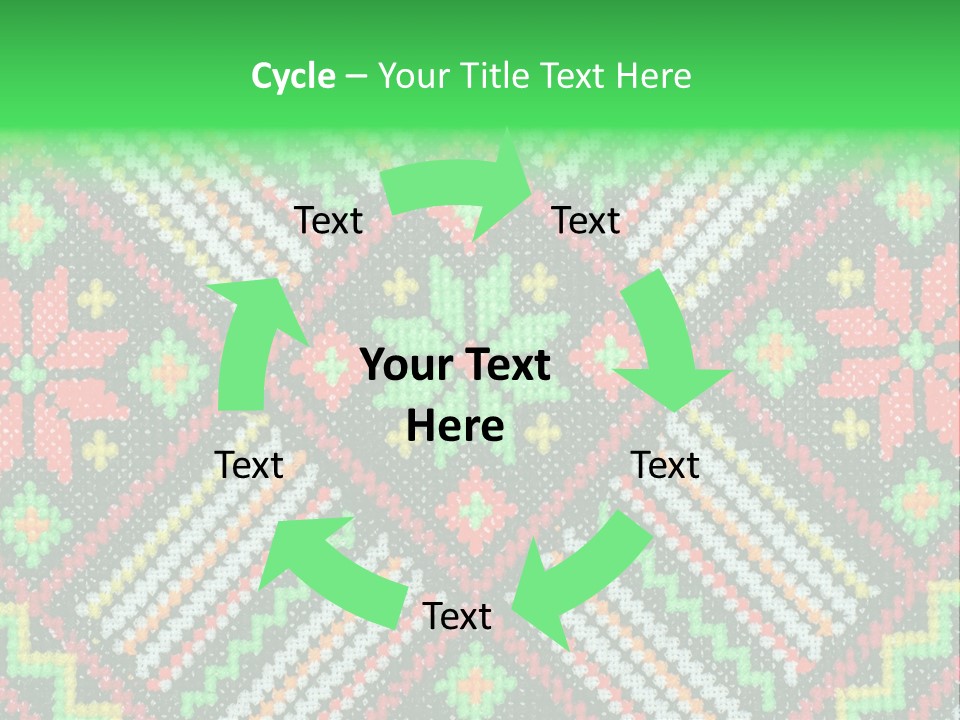 Creativity Shape Handicraft PowerPoint Template
