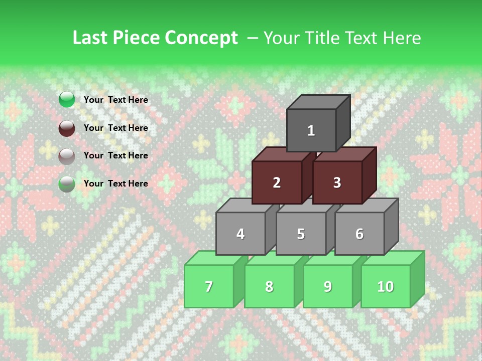 Creativity Shape Handicraft PowerPoint Template