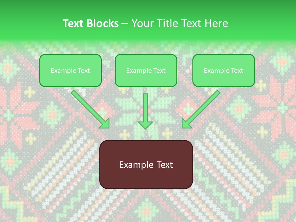 Creativity Shape Handicraft PowerPoint Template